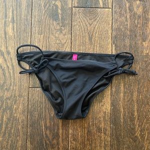 Victoria’s Secret black bikini swim bottoms size S